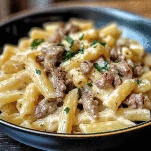 One-Pot Creamy Spicy Garlic Butter Steak & Pasta