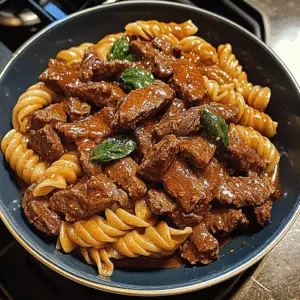 One-Skillet Buffalo Ranch Steak & Pasta: