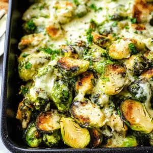 Cheesy Brussels Sprout Bake Recipe