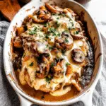 Mushroom Mozzarella Bake Recipe