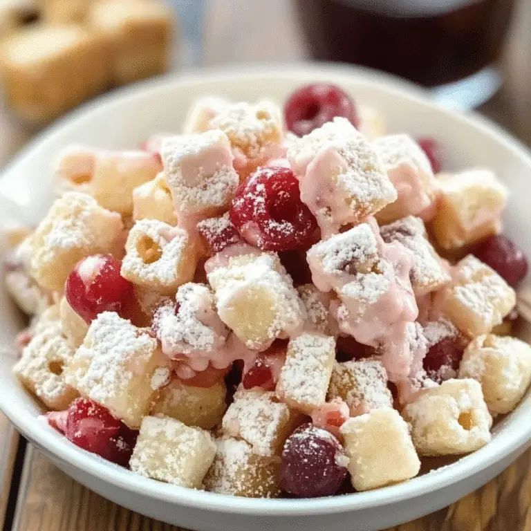 Cherry Cheesecake Puppy Chow Recipe