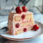Cherry Layer Cake with Cream Cheese