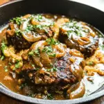 Hamburger Steaks with Onion Gravy Recipe