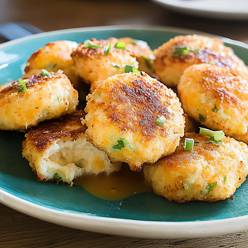 Cheesy Cauliflower Patties Recipe