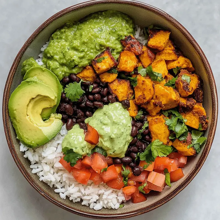 Chipotle Chicken Bowl with Black Beans & Sweet Potatoes