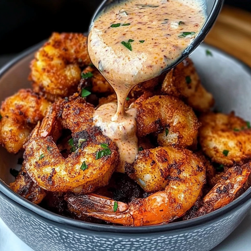 Cajun Shrimp with Creamy Sauce