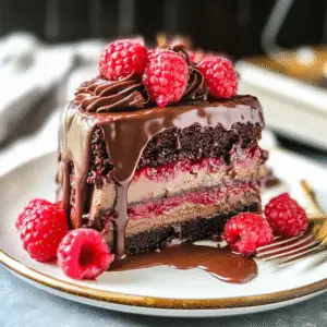 Chocolate Raspberry Drip Cake Recipe