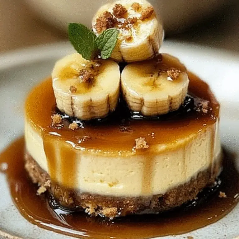 Caramelized Banana Cheesecake