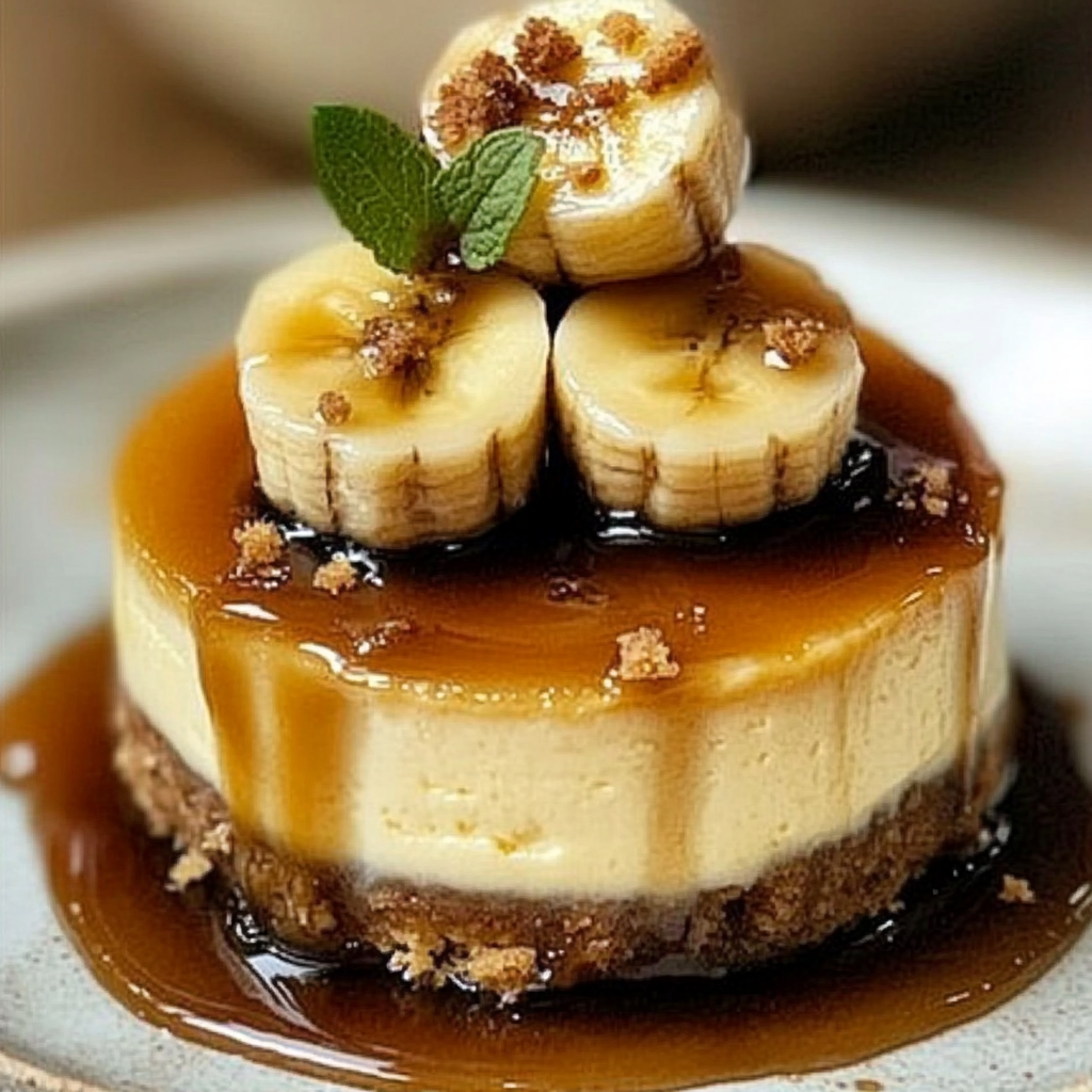Caramelized Banana Cheesecake