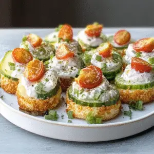Ranch Cucumber Bites for Perfect Snacking