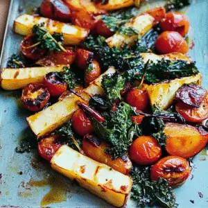 Sweet Potato, Tomato, Kale & Halloumi Tray