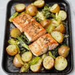 One-Pan Roasted Salmon with Potatoes Recipe