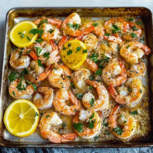 Sheet Pan Garlic Butter Shrimp Recipe