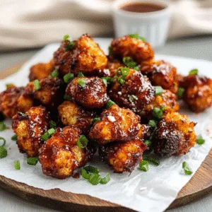 Crispy BBQ Cauliflower Bites (Vegan)