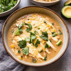 Green Enchilada Chicken Soup