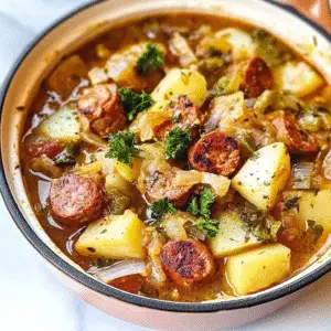 Cabbage Kielbasa and Potato Soup Recipe