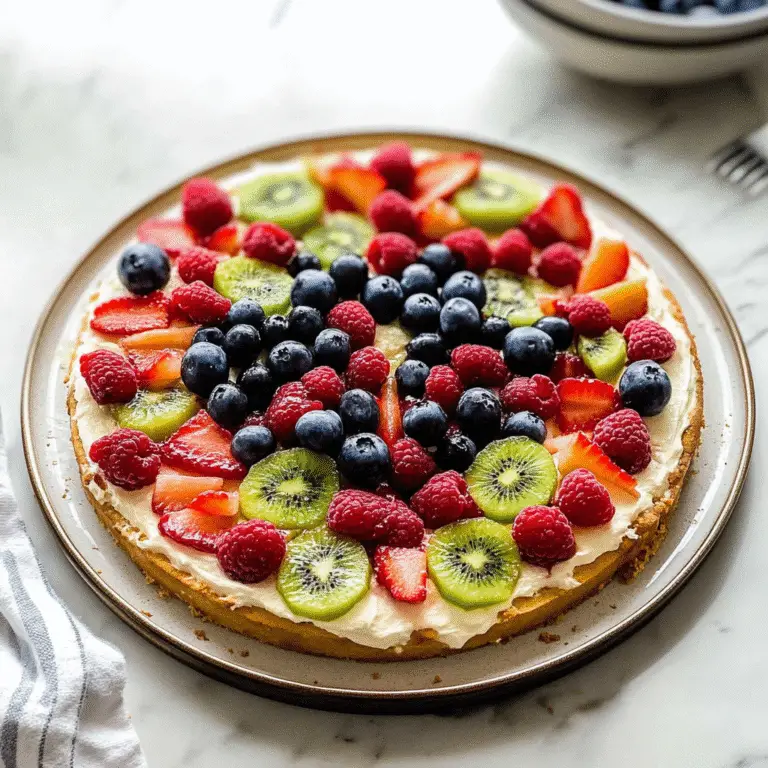 Easy Fruit Pizza