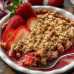 Strawberry Rhubarb Crisp Recipe