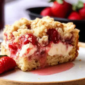 Strawberry Crumb Cake Recipe