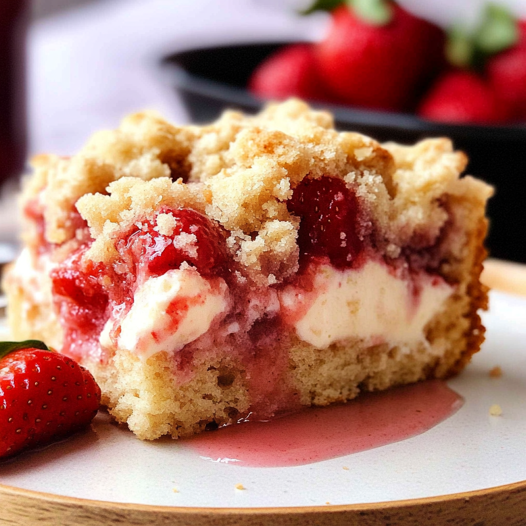 Strawberry Crumb Cake Recipe