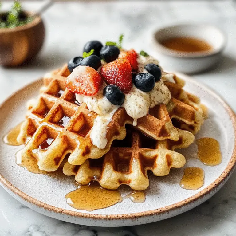 Protein-Packed Waffles