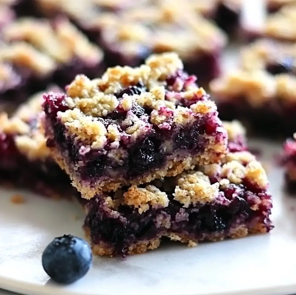 Blueberry Oatmeal Breakfast Bars Recipe