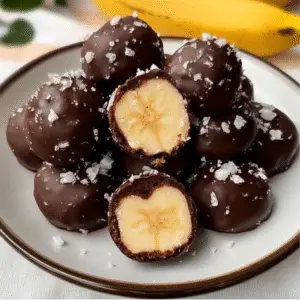 Chocolate-Dipped Banana Bites Recipe