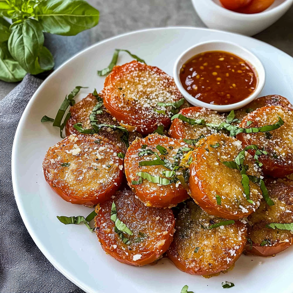 Crispy Fried Red Tomatoes
