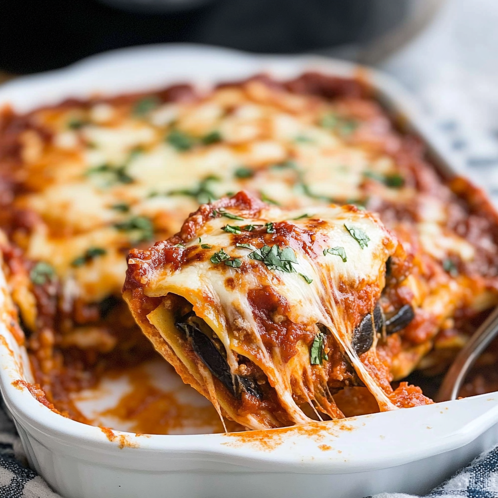 Eggplant Lasagna Roll-Ups