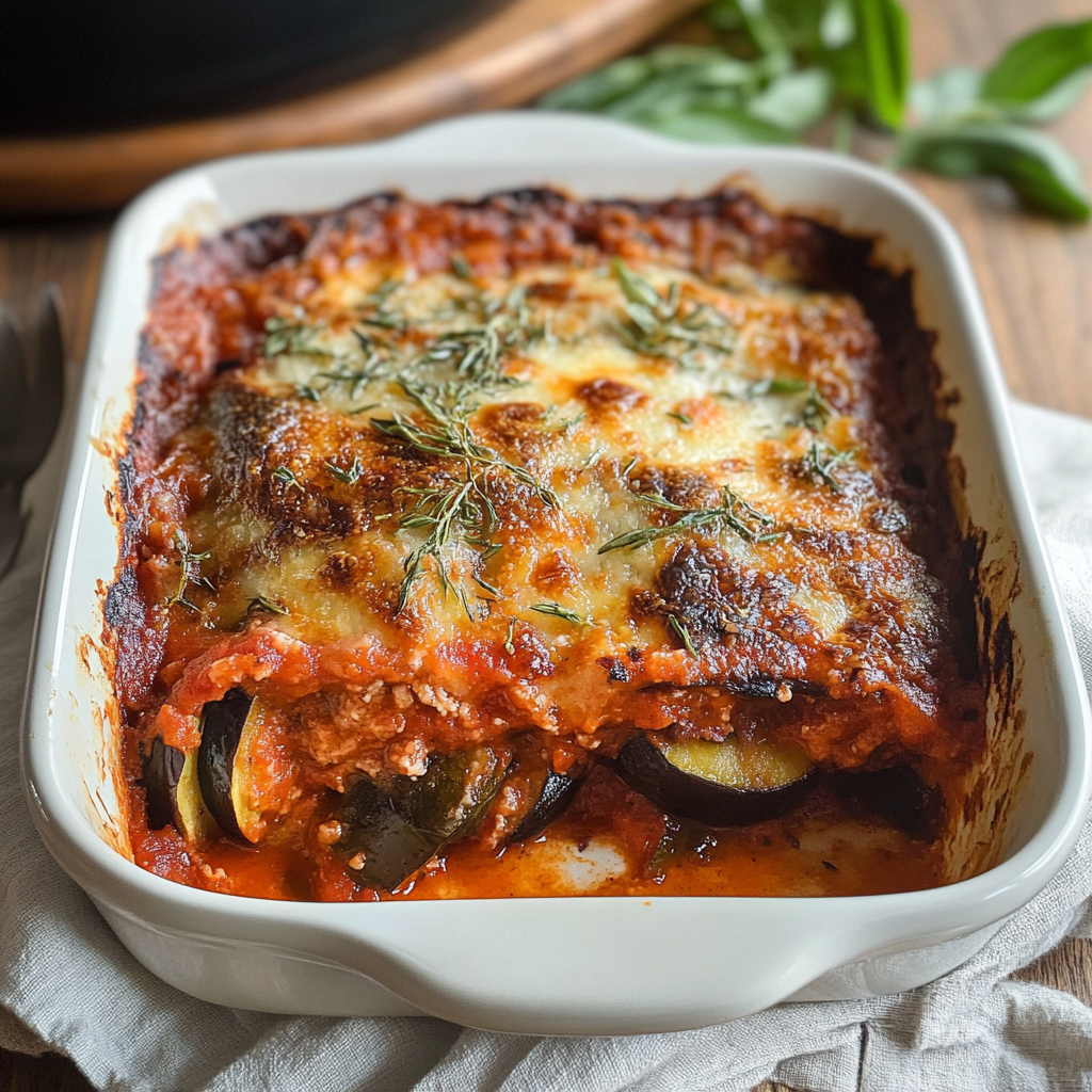 Provençal Eggplant Tomato Gratin Recipe