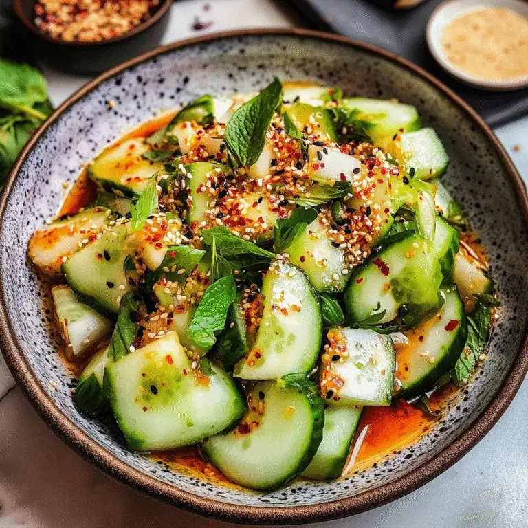 Asian-Style Cucumber Salad with Sesame
