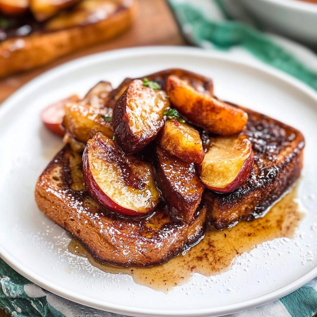 Baked Nectarine French Toast Recipe