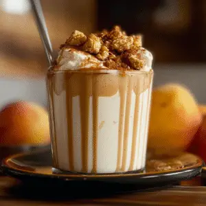 Peach Cobbler Milkshake Recipe