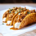 Apple Cheesecake Tacos