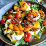 Grilled Peach and Burrata Salad Recipe