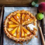 Peach Galette with Honey Drizzle Recipe