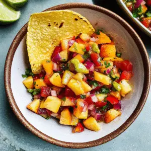 Fresh Peach Salsa