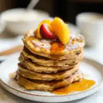 Caramelized Peach Pancakes