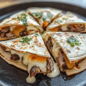 Steak Cheese Quesadillas on Blackstone Recipe