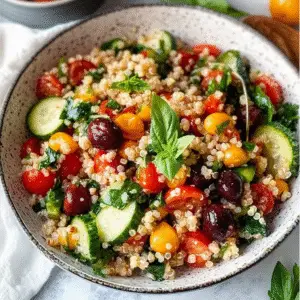 Mediterranean Quinoa Salad Recipe