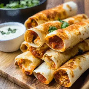Crispy Chicken Taquitos Recipe