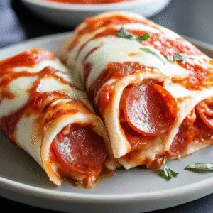 Cheesy Pepperoni Pizza Roll-Ups Recipe