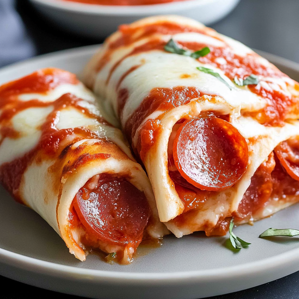 Cheesy Pepperoni Pizza Roll-Ups Recipe