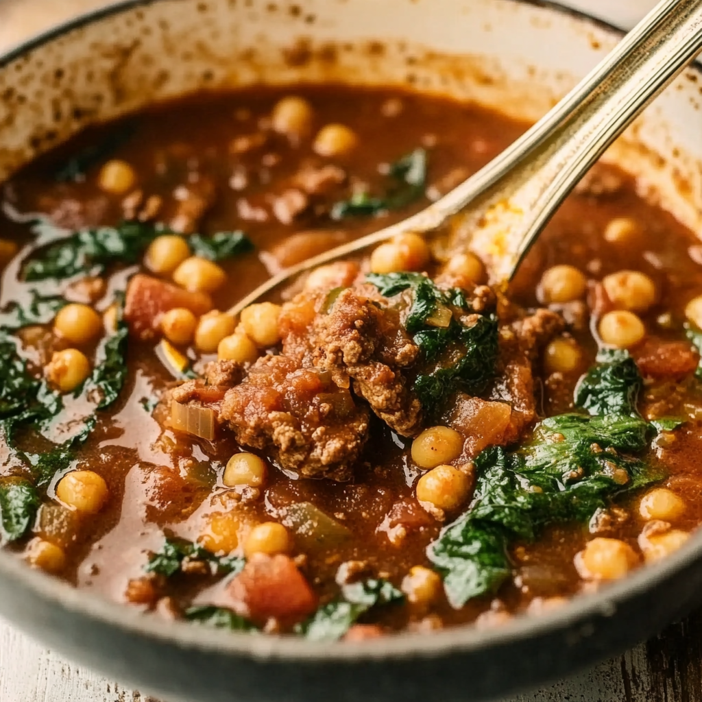 Lamb Shawarma Chickpea Soup Recipe