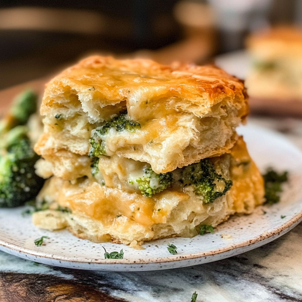 Broccoli Cheddar Biscuit Casserole Recipe