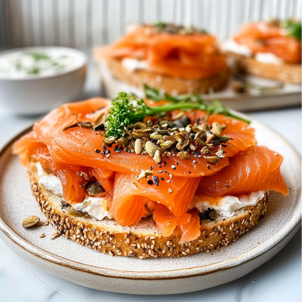 Smoked Salmon Bagel Recipe