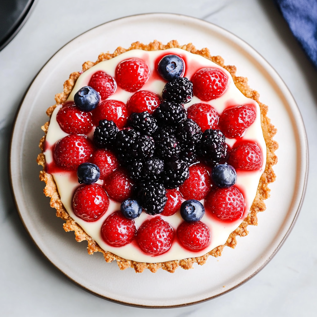 No-Bake 4th of July Fruit Tartlets Recipe
