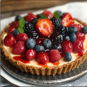 Stunning 4th of July Fruit Tart Recipe