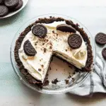 Oreo Cookie Crust Flag Pie
