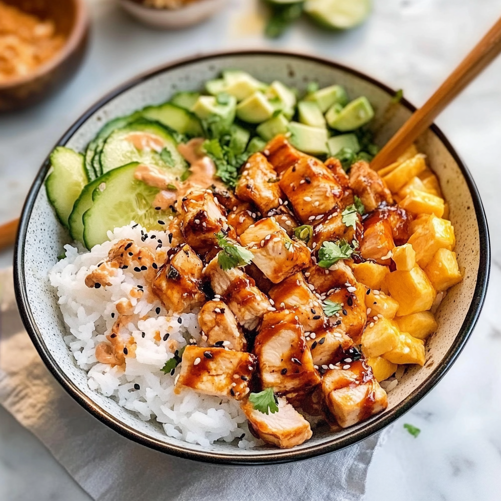 Hot Honey Chicken Bowl Recipe